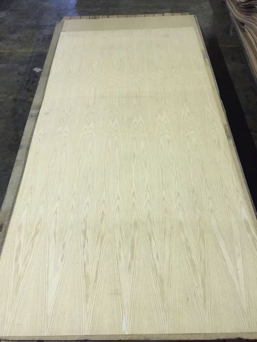 Wood Veneer Ash 48x98 1 Piece 10Mil Paper Backed &#034;EXOTIC&#034; M500 1