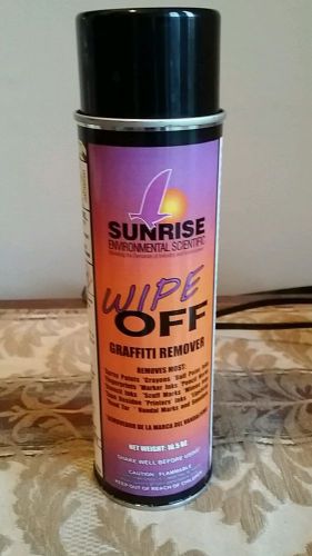 Wipe Off-Sunrise Environmental Scientific,The best Graffiti remover available.