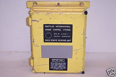Nautilus international crane control system radio unit for sale