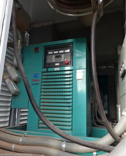 Cummins onan generator 600kw 97hrs enclosed 900hp gen set for sale