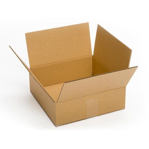 25x Recycled Corrugated Cardboard Single Wall Standard Flat Box 12&#034; x 12&#034; x 4&#034;