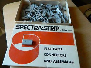 Large Lot Spectra Strip 24 Pin Flat Connector DIP Headers Gold Leads