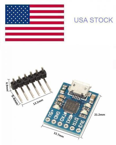 Cp2102 micro usb to uart ttl module 6pin serial converter stc replace ft232 for sale