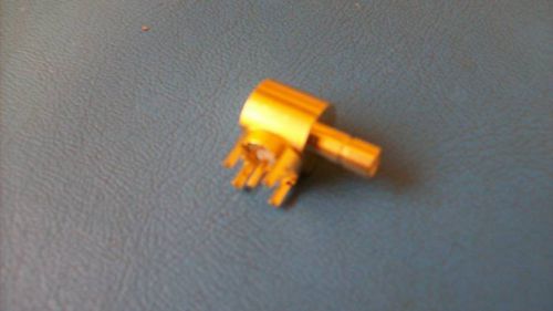 (20) SMB Right Angle PCB Jack, Female, 50 Ohm, Gold Pl.