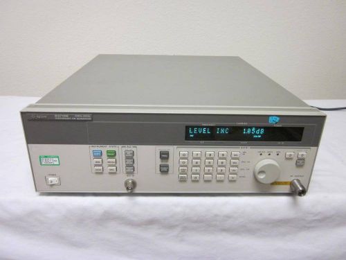 Agilent / HP 83712B 10MHz - 20 GHz Synthesized CW Generator w/ Options 1E1 &amp; 1E5
