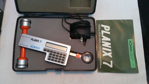 Planix 7 Tamaya Sokkia Digital Planimeter Complete w/ Manual, Charger, Case