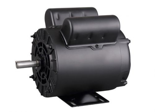 2HP SPL Air Compressor Electric Motor, 5/8&#034; Shaft, 1ph, 115/230V, 56,ODP