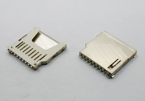 2pcs sd memory card socket connector adapter plug hw-sd-001-02 for sale