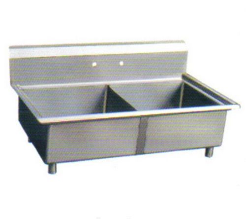 Sapphire SMS1821-2, 18x21-Inch 2-Compartment Stainless Steel Sink