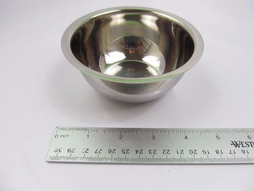 STAINLESS STEEL SURGICAL BOWL 4.5&#039; wide 2&#039; deep German Steel KREBS