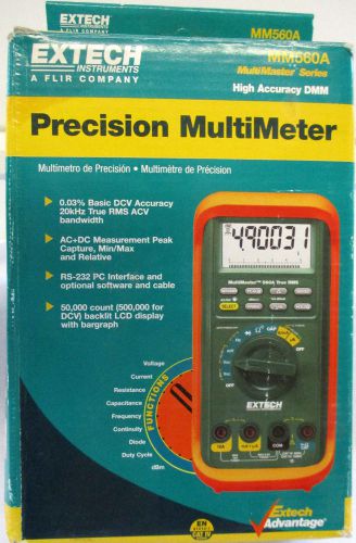 Extech MM560A MultiMaster High-Accuracy Multimeter New In Box