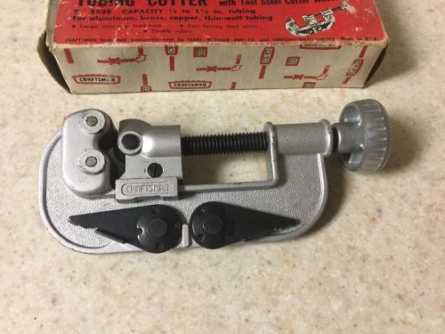 VINTAGE SEARS CRAFTSMAN TUBING CUTTER W/ ORIGINAL BOX 5528 UP TO 1 1/2 IN PIPE