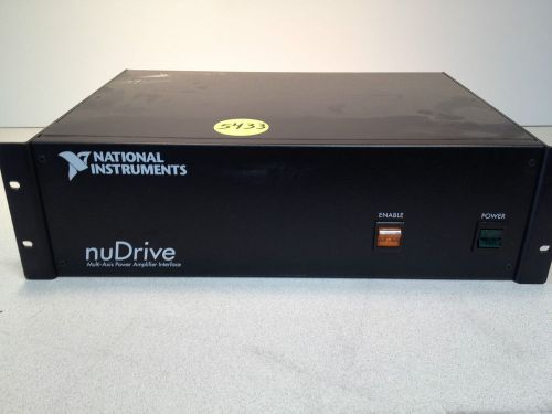 Multi-Axis Power Amplifier Interface - National Instruments- NuDrive