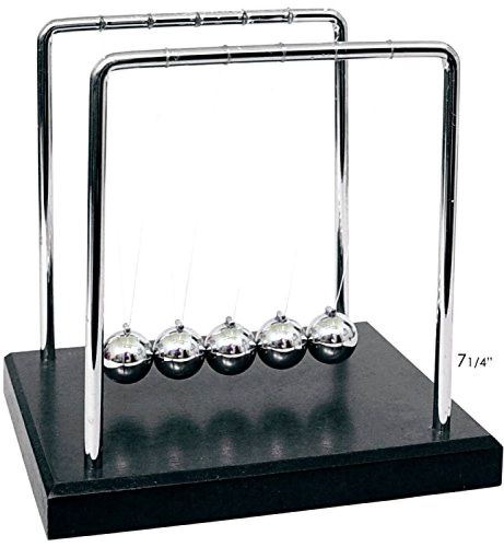 Large Newtons Cradle Office Desk Toy Kenetic Educational Gravity Balance Balls