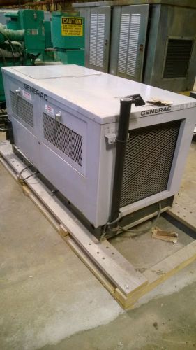 30kw generac/mazda, diesel, low hours, standby generator - running takeout! for sale
