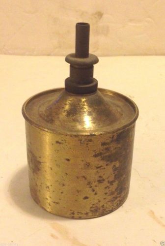 Vintage,printers,brass,safety,can,artist,solvent,plunger,antique,benzine,press