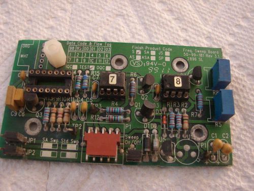 Crest Ultrasonic 50-99-181 Rev 3.1  Frequency Sweep Board 2896 SL