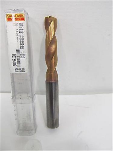 Sandvik coromant, corodrill delta c, r842, 11mm/0.4331&#034; solid carbide drill bit for sale