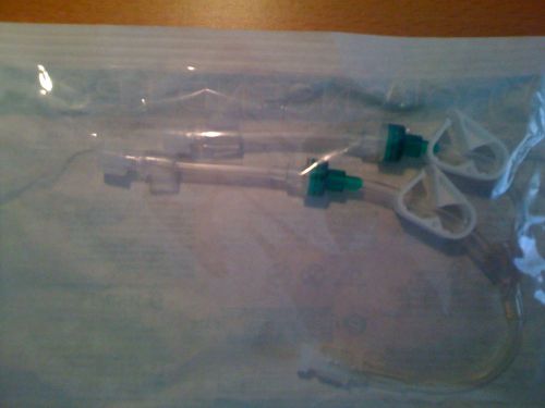 Sendal Y-type Bifrucated IV I.V. infusion extension ext. set checkvalves