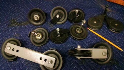 Lot of (12) Cable Pulleys, Ball bearing