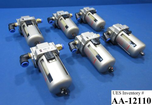 SMC AFM40-02B Mist Separator Module (Lot of 6) used working