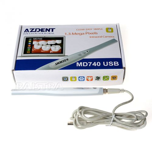 AZDENT Dental Intraoral Camera 1/4&#034; CMOS Anti-fog, Non-spherical Lens MD740