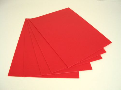 18&#034; x 24&#034; RED corrugated plastic 4mm sign blank 25/CASE