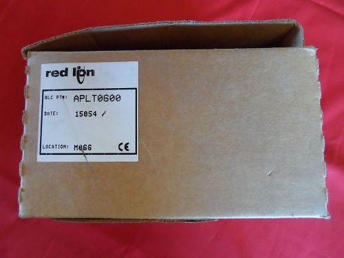 RED LION CONTROLS APLT0600 **NEW IN BOX** TOTALIZING COUNTER 6 DIGIT DISP.(2F3)