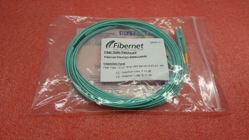 Fibernet LC-LC M.M OM3 50/125 Duplex Fiber Optic 5M Cable