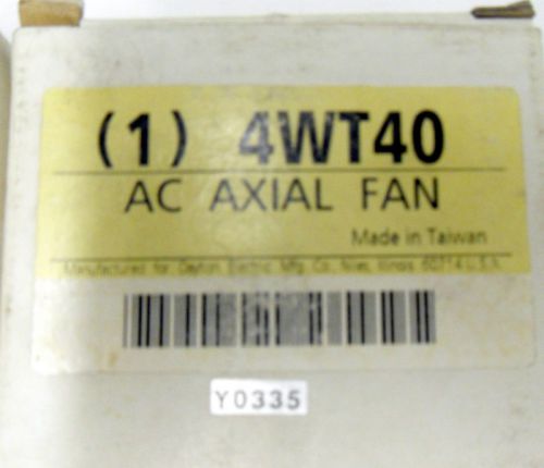 (A9) LOT OF 2 NEW AC AXIAL FANS 4wt40