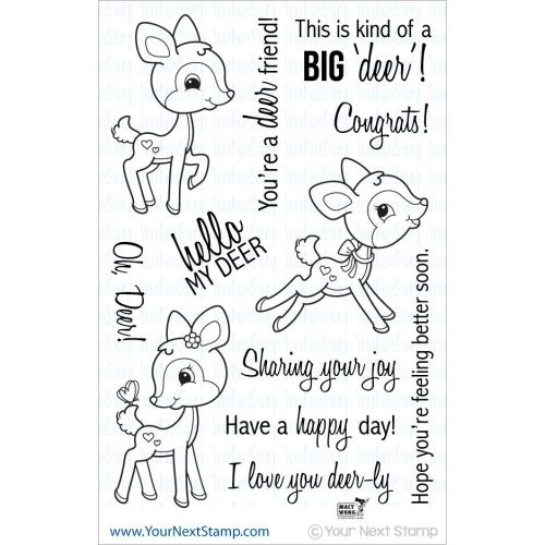 &#034;Your Next Stamp Clear Stamps 4&#034;&#034;X6&#034;&#034;-Oh, Deer&#034;