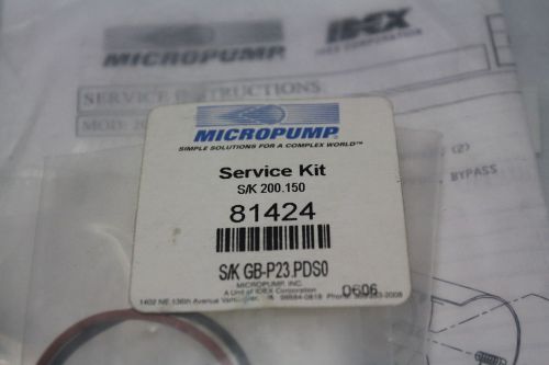 Micropump 81424 Service Kit S/K GB-P23.PDS0 New