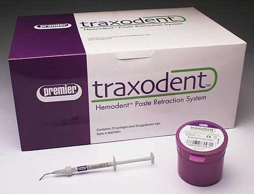 Premier Traxodent Hemodent Paste Retraction System Value Pack- 25 syrng #9007091