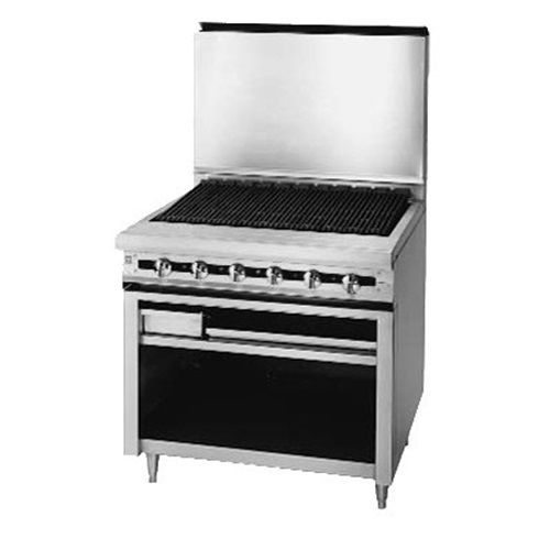 Blodgett BP-48B 48&#034; Gas Range charbroiler heavy duty cast iron grates...