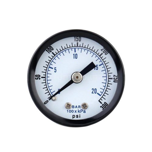 0-20bar 0-300psi mini dial air pressure gauge meter piezometer double scale q5h8 for sale