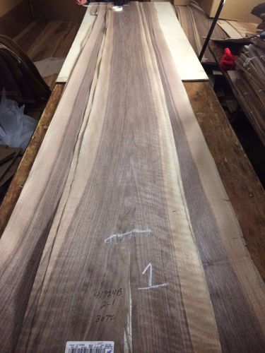 Wood Walnut Veneer 121x11,11,17,17,17 total 5 pcs RAW VENEER N 672.