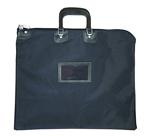 Cardinal Bag Supplies Locking Document HIPAA Bag 16 x 20 with Handles (Black)