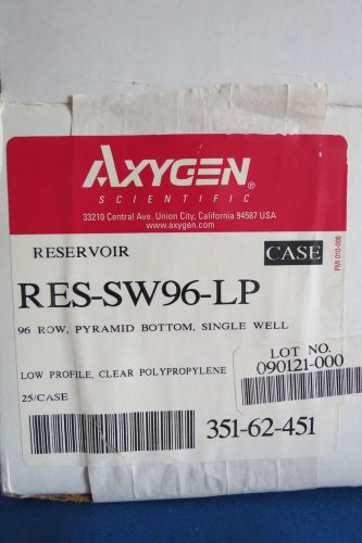 Case Axygen 96 Row Pyramid Bottom Reservoir # RES-SW96-LP Qty 25
