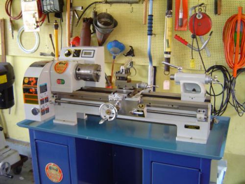 SOUTH BEND 8K VARIABLE SPEED LATHE WITH STAND NEW SB1001