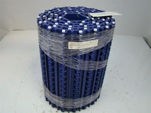 CONVEYOR BELT HABASIT  M5060 FLAT TOP ACETAL BLUE  16&#034; X 10&#039;