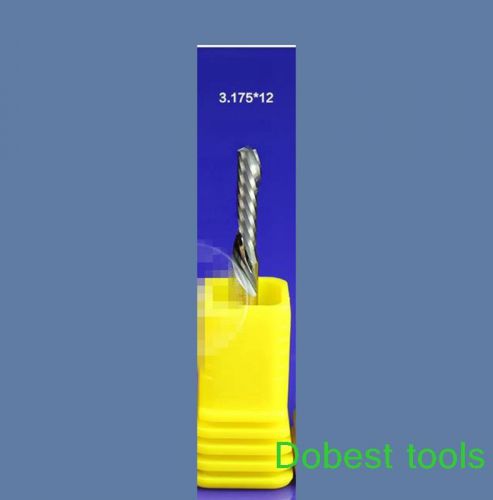 5pcs single flute left hand Aluminum Cutter End Mill CNC router bits 3.175*12mm