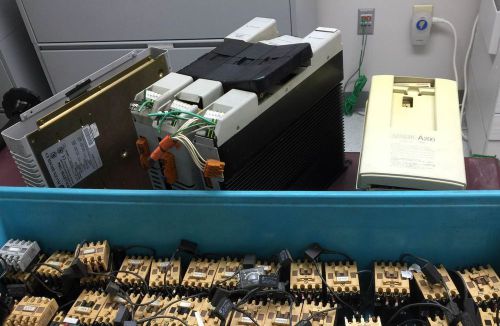 Lot of good used allen bradley server controllers, relays and contactors for sale