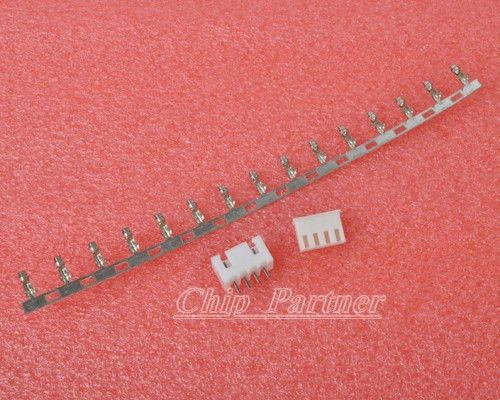 10pcs 4 pins white connector leads head xh2.54 2.54mm connector kit dip for sale