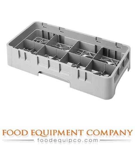 Cambro 8hc258151 camrack® cup rack half size 8 compartments soft gray  -... for sale