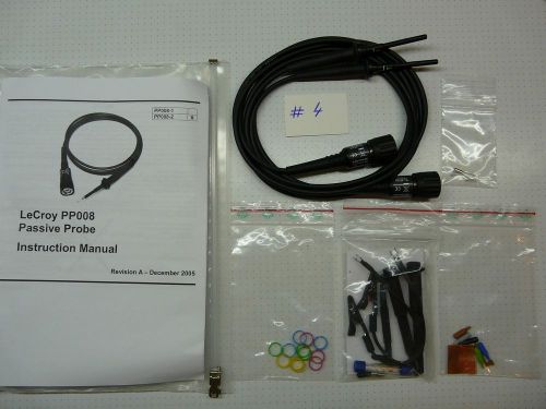 Pair of Lecroy PP008 probes with accessories Lot #4