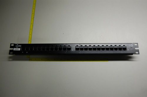 IBDN POWER SLIM 24-PORT CAT 5 PATCH PANEL AX100452