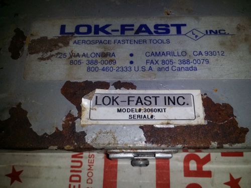 Blind fastener Instalation Tools Lok-Fast Used 3060KIT