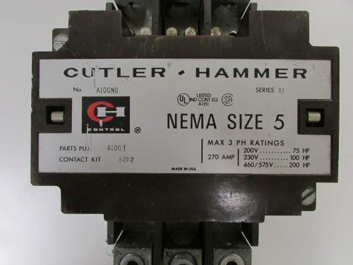 Cutler Hammer #A10GN0, NEMA size 5 starter
