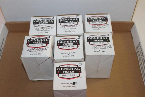 Lot of 7 the general filter refill 1a-30 new in box old stock for sale