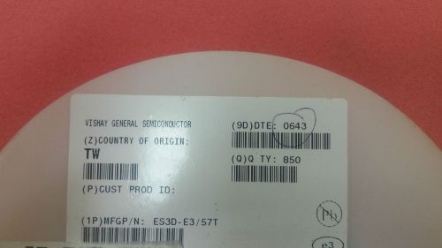 231x ES3D-E3/57T Vishay Diode Switching 200V 3A 2-Pin